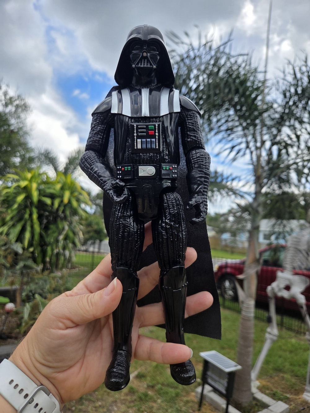 Hasbro Black Darth Vader Action Figure with Painted Chest Details
